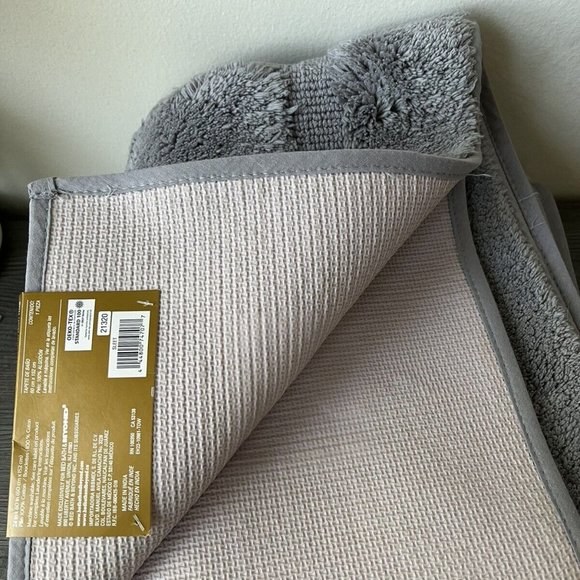 Everhome™ Cotton 24" x 60" Bath Rug in Sleet $60 - Picture 2 of 3